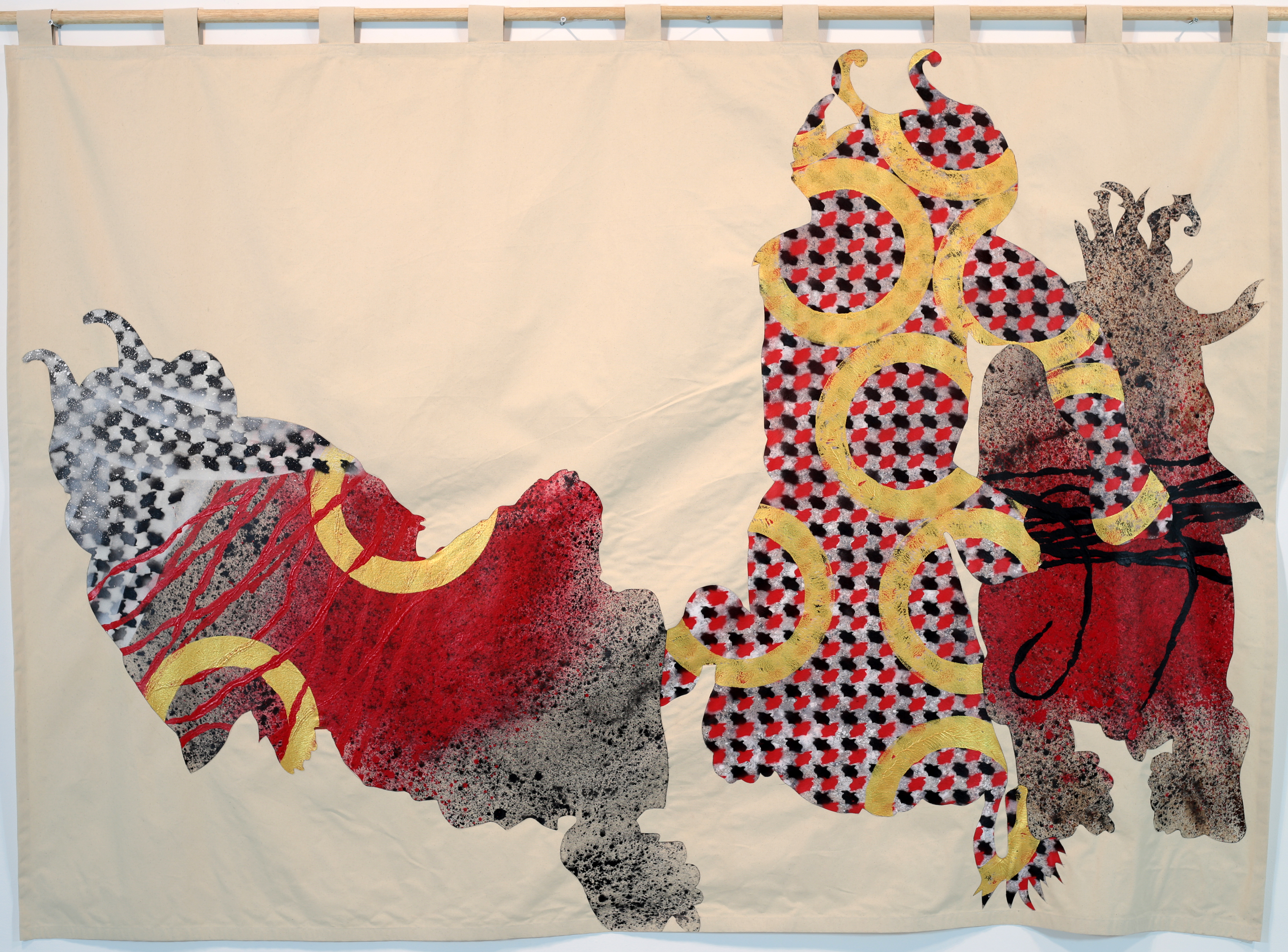 A painting of demons tied up from Nomadic Tales
